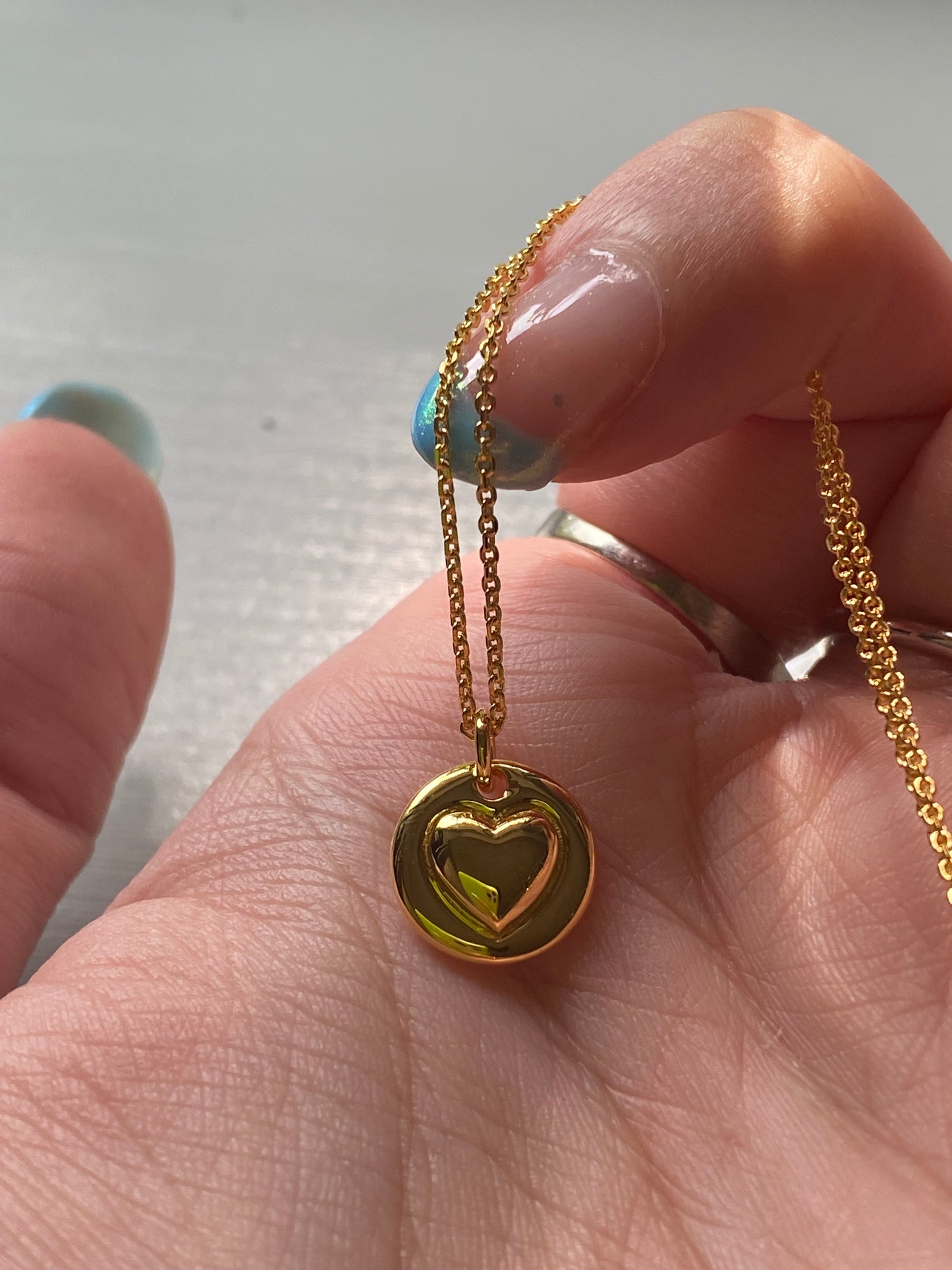 Heart of Gold pendant necklace