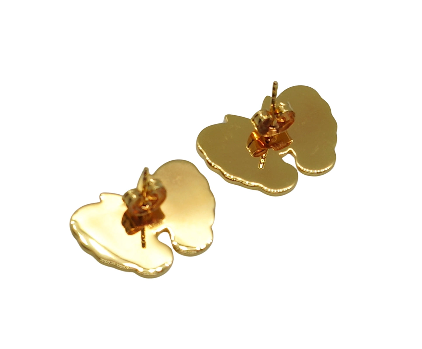 Butterfly Ball Statement earrings with gold plating